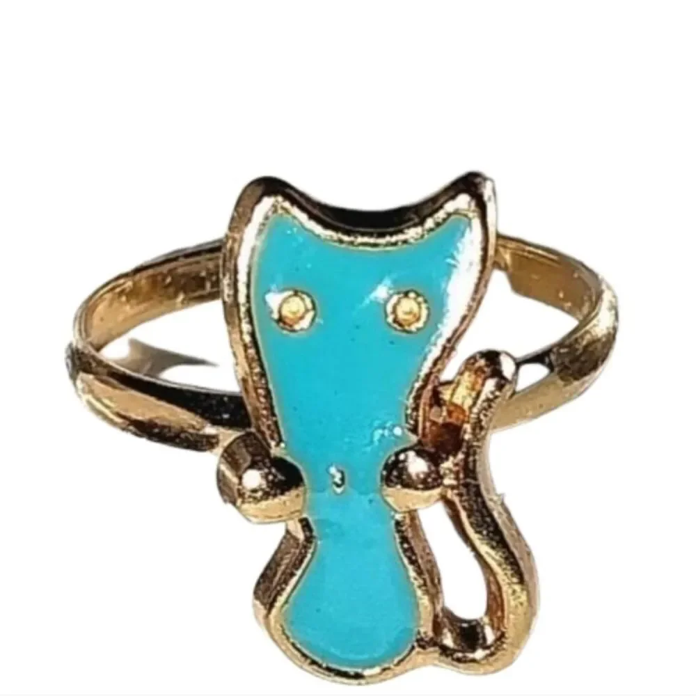Super cute girls jeweled adjustable ring
